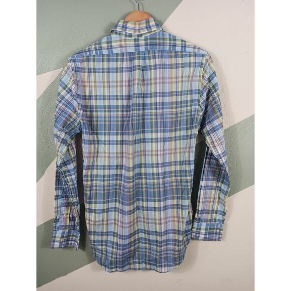 Vineyard Vines Mens Size S Slim Fit Tucker Whale Shirt Plaid Cotton Long Sleeves - Picture 11 of 11